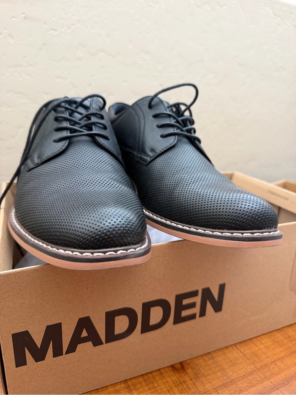 Men’s Madden Black Dress Shoes